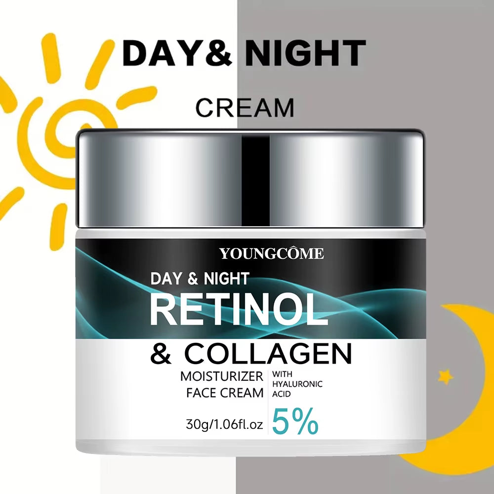 Retinol Cream Promotes Skin Elasticity and Luster Nourishing and Locking Moisture to Improve Skin Texture